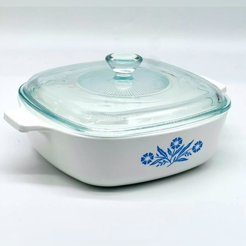 RARE 1 Quart Corning Ware P-1-B - Ribbed 37 Pyrex A 7C A Lid EXCELLENT CONDITION - Picture 1 of 15